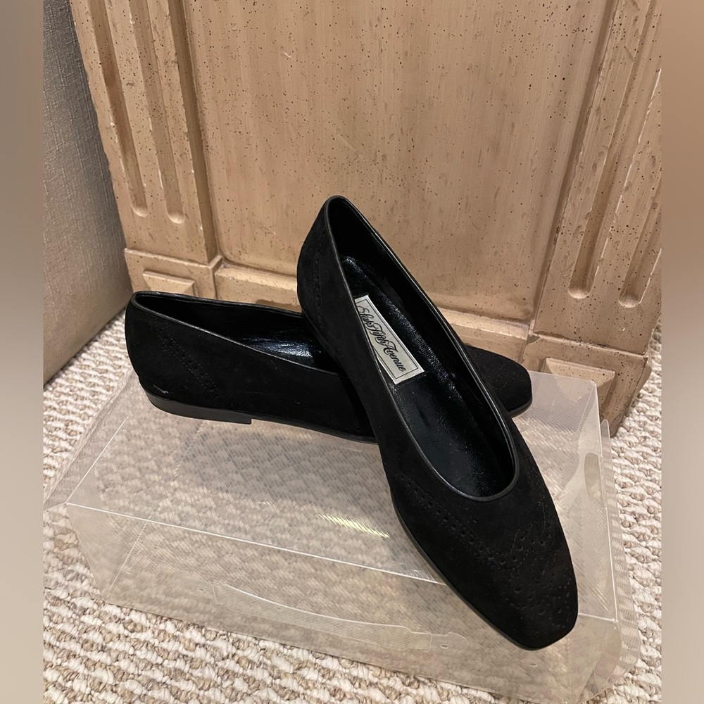 Suede Ballet Flats